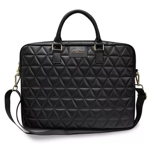 Guess laptop táska GUCB15QLBK 15" Quilted, fekete