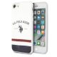 US Polo USHCI8PCSTRB iPhone 7/8/SE 2020 / SE 2022 Tricolor Pattern Collection tok, fehér