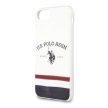 US Polo USHCI8PCSTRB iPhone 7/8/SE 2020 / SE 2022 Tricolor Pattern Collection tok, fehér