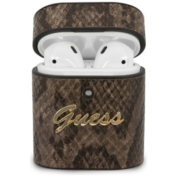   Guess GUACA2PUSNSMLBR AirPods 1/2 cover Python Collection tok, barna