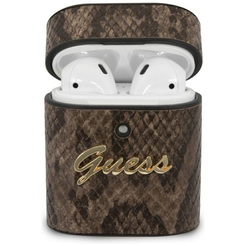 Guess GUACA2PUSNSMLBR AirPods 1/2 cover Python Collection tok, barna