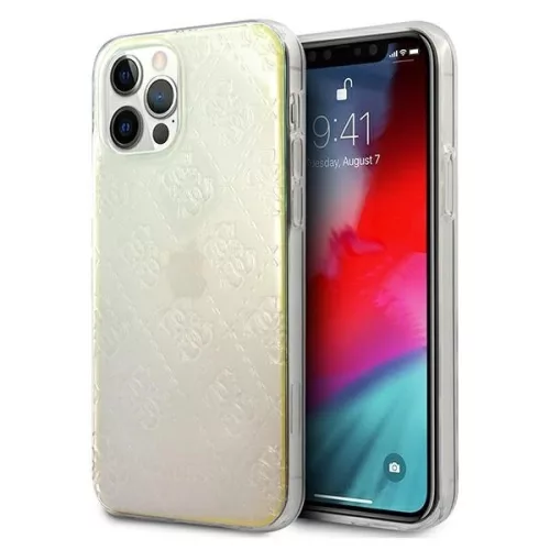 Guess GUHCP12L3D4GIRBL iPhone 12 Pro Max 6.7" Hardcase 4G 3D Pattern Collection tok, színes