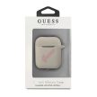 Guess GUACA2LSVSGP AirPods 1/2 cover Silicone Vintage tok, rózsaszín-szürke