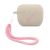 Guess GUACAPLSVSGP AirPods Pro cover Silicone Vintage tok, rózsaszín-szürke