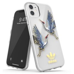   Adidas Original Clear Case Birds iPhone 11 hátlap, tok, mintás, színes