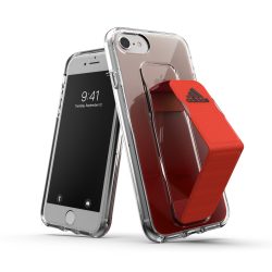   Adidas SP Clear Grip Case iPhone 6/6s/7/8/SE (2020) hátlap, tok, piros