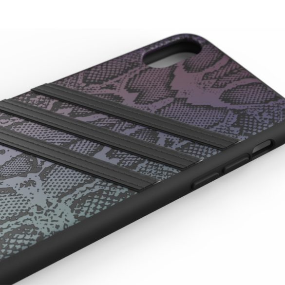 Adidas Original Gazelle Snake iPhone X/Xs hátlap, tok, mintás, fekete