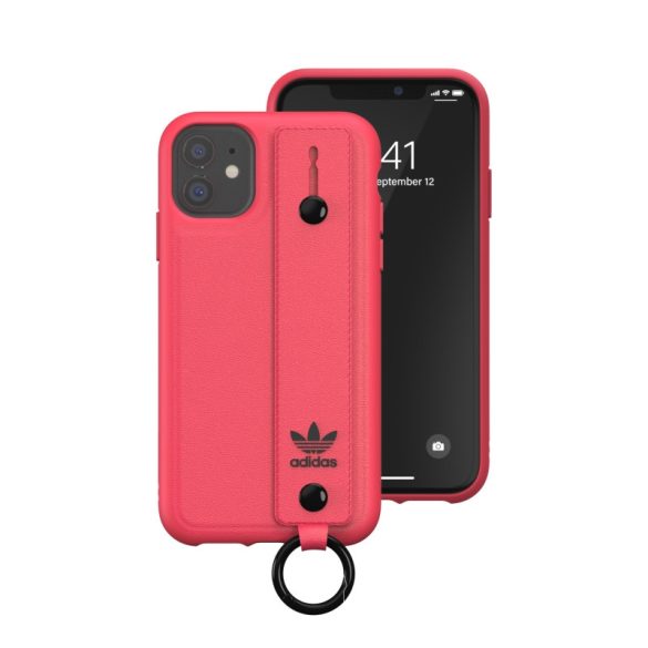 Adidas Original Hand Strap Case iPhone 11 hátlap, tok, rózsaszín