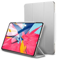   ESR Yippee Series iPad Pro 12.9" (2018) oldalra nyíló okos tok, ezüst