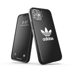   Adidas Original Snap Case Trefoil iPhone 12 Mini hátlap, tok, fekete