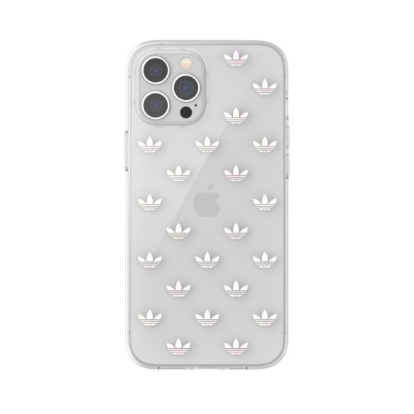 Adidas Original Clear Snap Case iPhone 12 Pro Max hátlap, tok, mintás, színes
