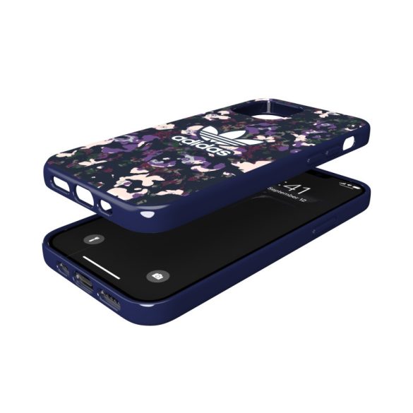 Adidas Original Snap Case Flowers iPhone 12/12 Pro hátlap, tok, mintás, színes
