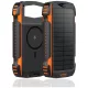 4smarts Powerbank Solar TitanPack Rugged UltiMag 20000mAh napelemes, fekete/narancs