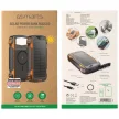 4smarts Powerbank Solar TitanPack Rugged UltiMag 20000mAh napelemes, fekete/narancs