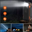 4smarts Powerbank Solar TitanPack Rugged UltiMag 20000mAh napelemes, fekete/narancs