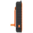 4smarts Prepper Solar napelemes Power Bank 12000mAh - 2xUSB-A, fekete/narancs