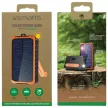 4smarts Prepper Solar napelemes Power Bank 12000mAh - 2xUSB-A, fekete/narancs