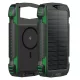 4smarts Powerbank Solar TitanPack Rugged UltiMag 20000mAh napelemes, zöld