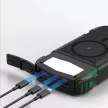 4smarts Powerbank Solar TitanPack Rugged UltiMag 20000mAh napelemes, zöld