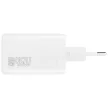 4smarts hálózati töltő PDPlug Dual 45W GaN 2xUSB-C, fehér