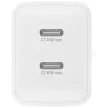 4smarts hálózati töltő PDPlug Dual 45W GaN 2xUSB-C, fehér