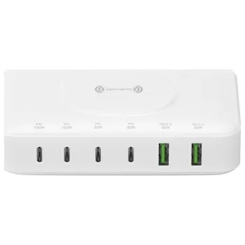 4smarts 7in1 100W, USB-HUB, fehér