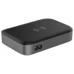 4smarts 7w1 100W, vezeték nélküli töltéssel, USB-HUB, fekete-szürke
