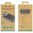 4smarts 7w1 100W, vezeték nélküli töltéssel, USB-HUB, fekete-szürke