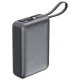 Powerbank 4smarts Enterprise Compact 20000mAh 45W, USB-C kábellel, szürke
