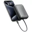 Powerbank 4smarts Enterprise Compact 20000mAh 45W, USB-C kábellel, szürke
