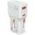 4smarts Nomad Travel charger World utazó hálózati töltő Nomad Pocket 25W USB-C/USB-A, fehér