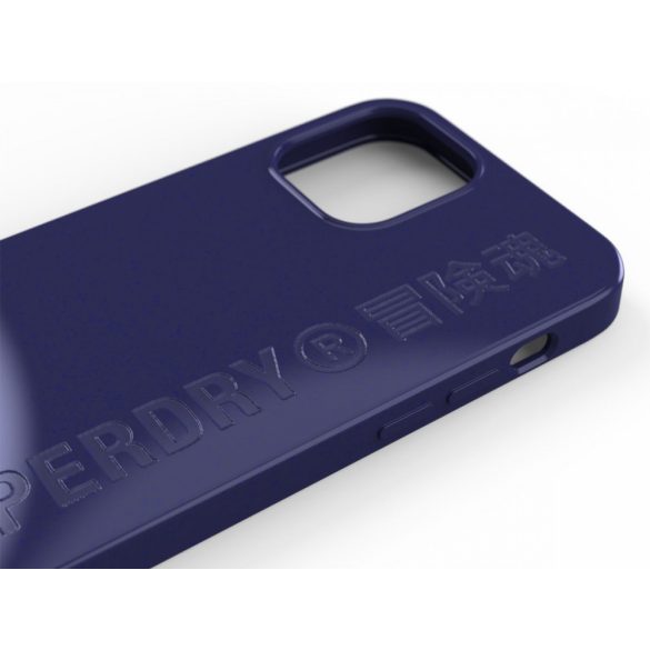 Superdry Snap Case Compostable Materials iPhone 12 Mini hátlap, tok, sötétkék