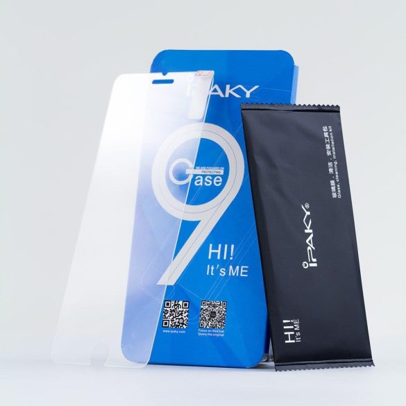 iPaky Effort Samsung Galaxy J7 (2017) szilikon hátlap és kijelzővédő edzett üvegfólia, átlátszó