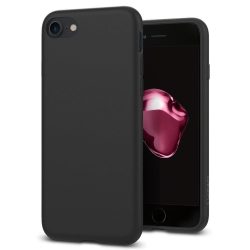 Spigen Liquid Crystal iPhone 7/8 hátlap, tok, matt, fekete