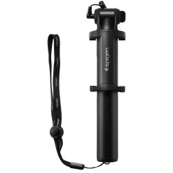   Spigen S530 vezetékes selfie stick, szelfi bot, 77cm, fekete