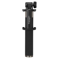   Spigen S530w Bluetooth selfie stick, szelfi bot, 100cm, távirányítóval, fekete-ezüst