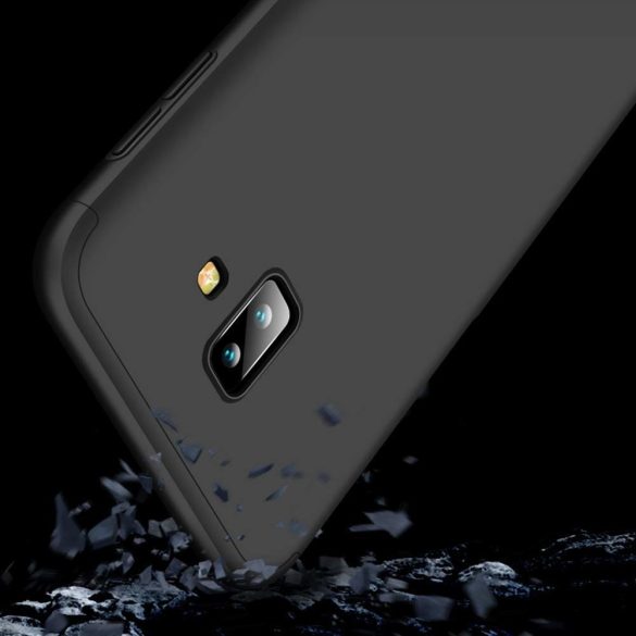 Full Body Case 360 Samsung Galaxy J6 Plus (2018) hátlap, tok, fekete