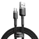 Baseus Cafule CATKLF-BG1 USB/USB-C adat- és töltőkábel, 3.0 gyorstöltés, 3A, 1m, fekete-szürke