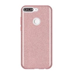   Wozinsky Glitter Case Shining Cover Huawei Y7 Prime (2018) hátlap, tok, rozé arany
