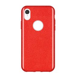   Wozinsky Glitter Case Shining Cover iPhone Xr hátlap, tok, piros