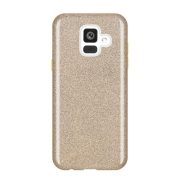   Wozinsky Glitter Case Shining Cover Samsung Galaxy A6 (2018) hátlap, tok, arany
