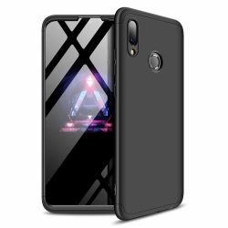   Full body Case 360 Huawei Y7 2019/Y7 Prime (2019) hátlap, tok, fekete