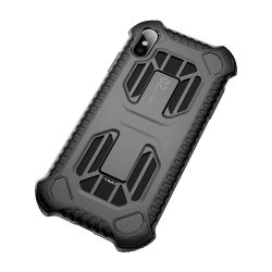   Baseus Cold Front Cooling Case iPhone Xs Max ütésálló hátlap, tok, fekete