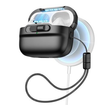   ESR Pulse Halolock Case with MagSafe Apple AirPods Pro 1/2 tok, fekete