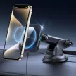 ESR HALOLOCK MAGNETIC MAGSAFE DASHBOARD CAR MOUNT WIRELESS CHARGER QI2 15W autós tartó és töltő, fekete