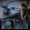 ESR HALOLOCK MAGNETIC MAGSAFE DASHBOARD CAR MOUNT WIRELESS CHARGER QI2 15W autós tartó és töltő, fekete