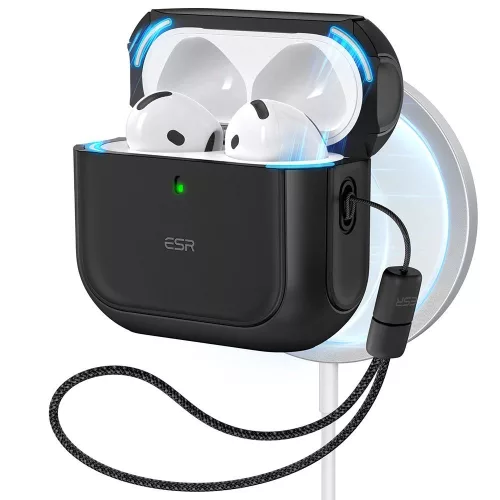 ESR ORBIT HALOLOCK MAGSAFE APPLE AIRPODS 4 tok, fekete