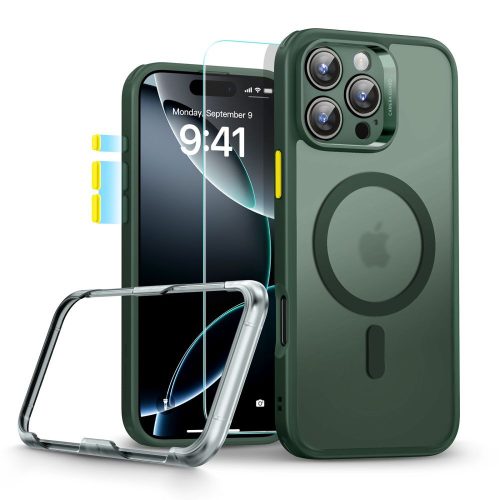 ESR CLASSIC PRO SET HALOLOCK MAGSAFE IPHONE 16 PRO MAX FROSTED tok, zöld