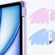 ESR FLIP HYBRID IPAD AIR 10.9” 4 / 5 / 2020-2022 / 11” 6 / 7 / 2024-2025 tok, lila