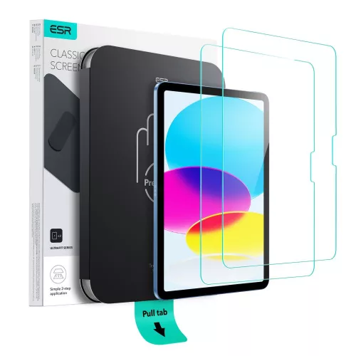 ESR ULTRAFIT edzett üvegfólia 2-PACK IPAD 10.9” 10 / 2022 / 11” 11 / 2025